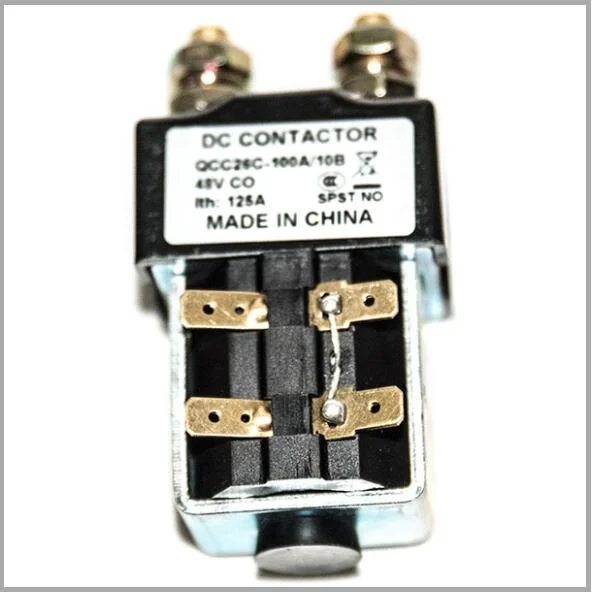 Electric Vehicle DC Type Contactor 12V 24V 36V 48V 60V 72VDC Electrical DC Contactor Switch 100A