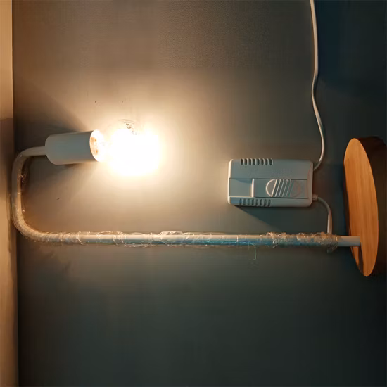 220V EU CE 등록 LED 성장 조명 컨트롤러, LED 테이블 플로어 램프 스트립 용 풋 슬라이드 조광기 스위치