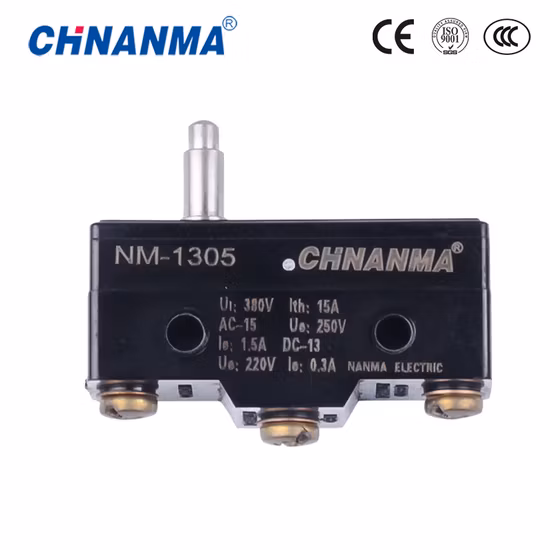 Nm-13 시리즈 3A-16A 250VAC 마이크로 스위치 푸시 버튼 스위치